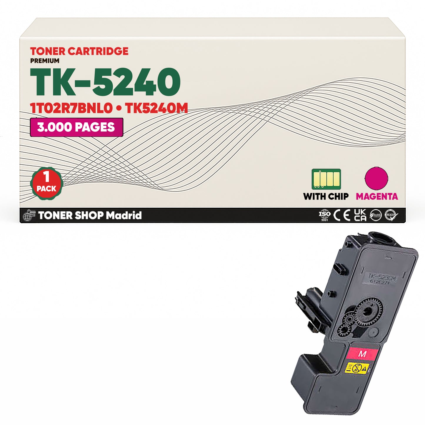 BDink Tóner Compatible Kyocera TK5240 (Pack 4 CMYK)