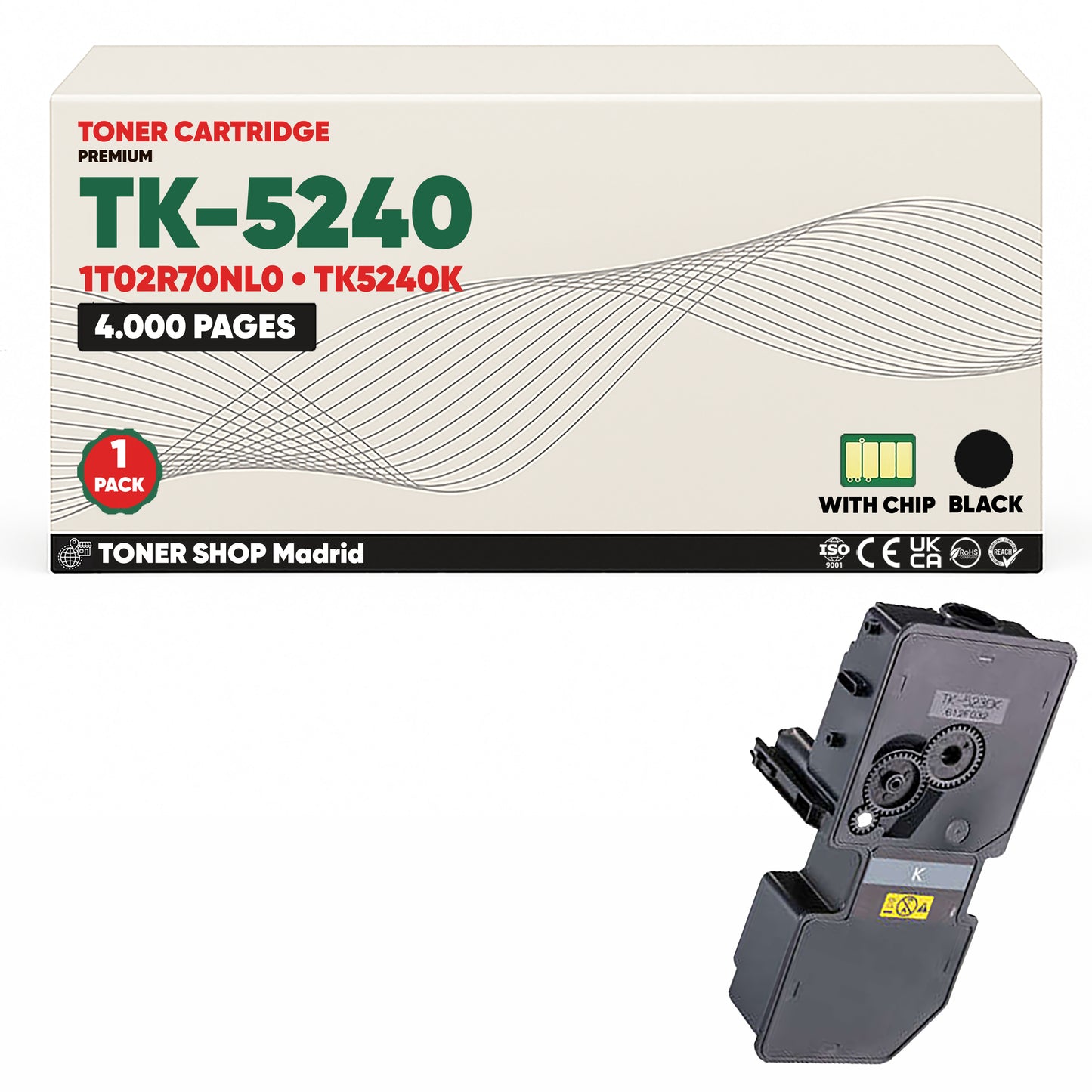 BDink Tóner Compatible Kyocera TK5240 (Pack 4 CMYK)