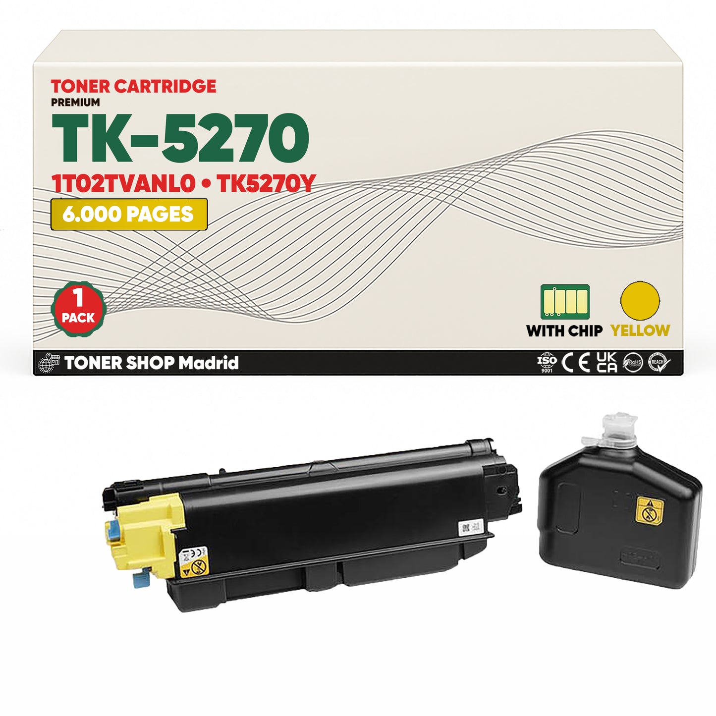 BDink Tóner Compatible Kyocera TK5270 (Pack 4 CMYK)
