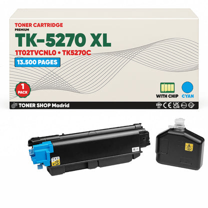 BDink Tóner Compatible Kyocera TK5270 XL (Pack 4 CMYK)