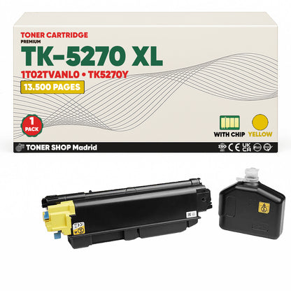 BDink Tóner Compatible Kyocera TK5270 XL (Pack 4 CMYK)