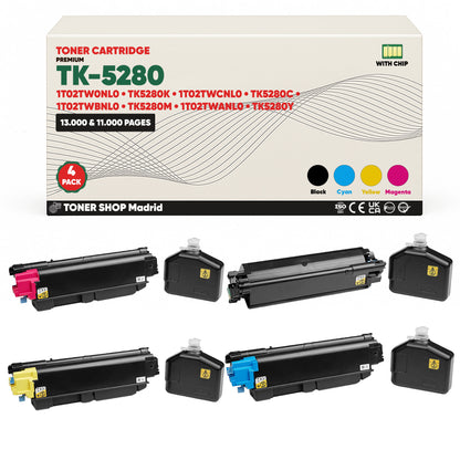 BDink Tóner Compatible Kyocera TK5280 (Pack 4 CMYK)