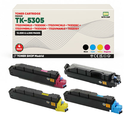 BDink Tóner Compatible Kyocera TK5305 (Pack 4 CMYK)