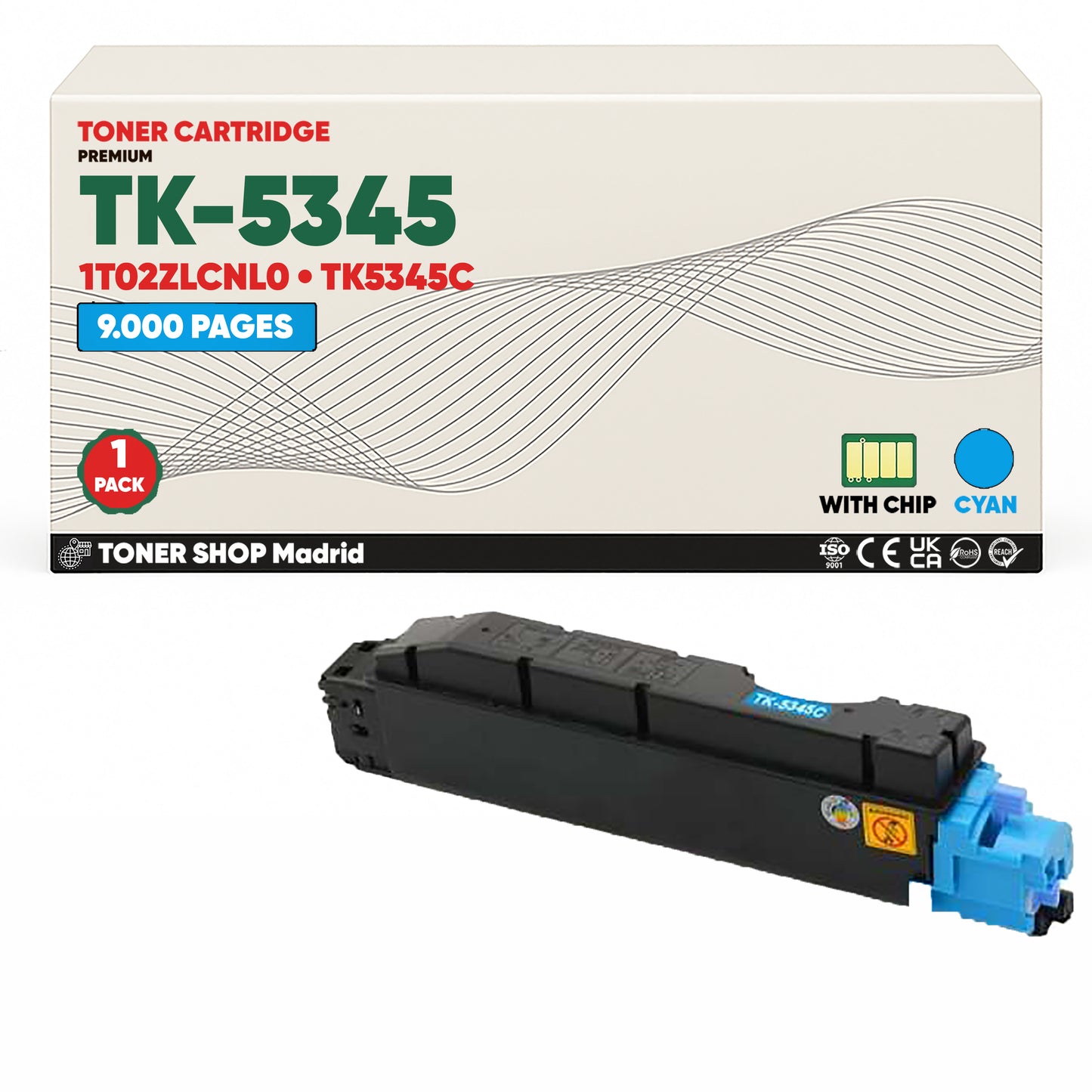 BDink Tóner Compatible Kyocera TK5345 (Pack 4 CMYK)
