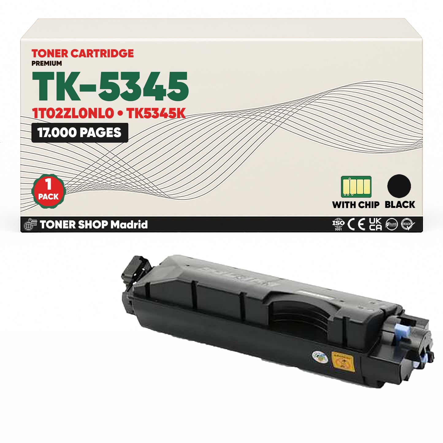 BDink Tóner Compatible Kyocera TK5345 (Pack 4 CMYK)