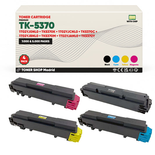 BDink Tóner Compatible Kyocera TK5370 (Pack 4 CMYK)