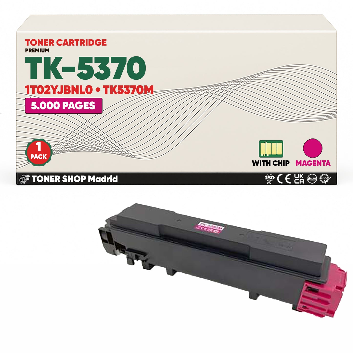 BDink Tóner Compatible Kyocera TK5370 (Pack 4 CMYK)