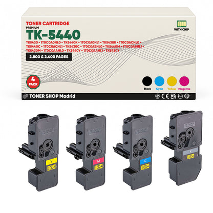 BDink Tóner Compatible Kyocera TK5440/TK5430 (Pack 4 CMYK)