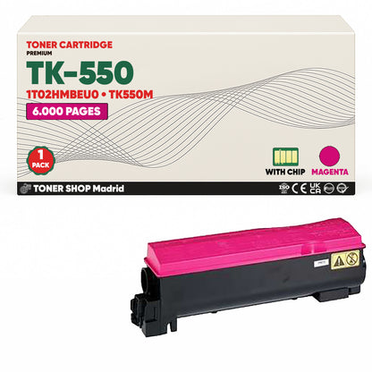 BDink Tóner Compatible Kyocera TK550 (Pack 4 CMYK)