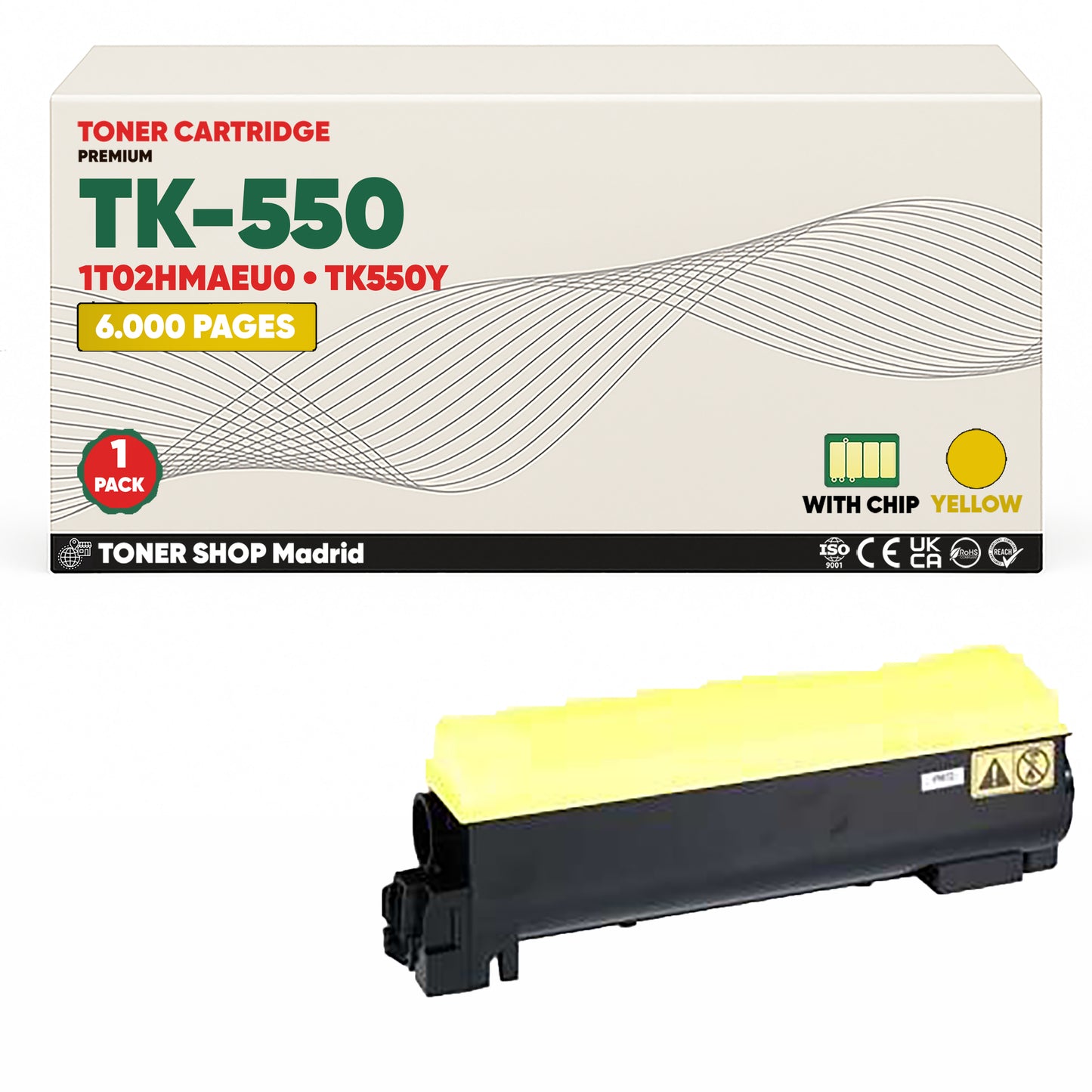 BDink Tóner Compatible Kyocera TK550 (Pack 4 CMYK)