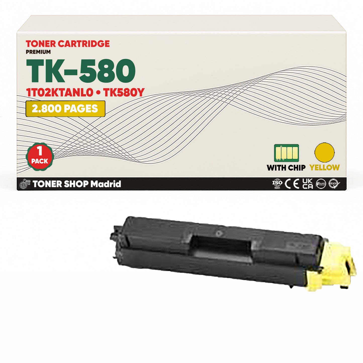 BDink Tóner Compatible Kyocera TK580 (Pack 4 CMYK)