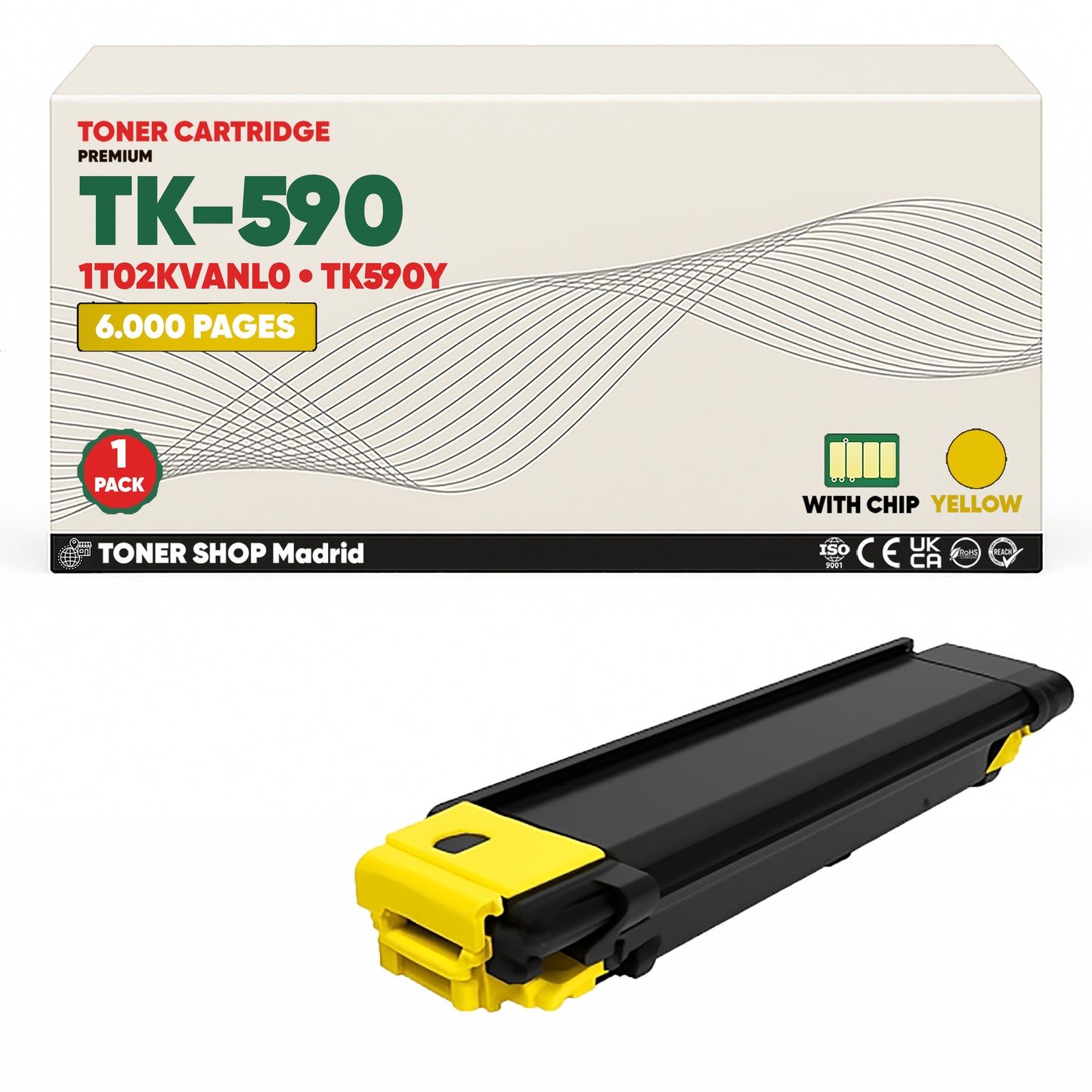 BDink Tóner Compatible Kyocera TK590 (Pack 4 CMYK)