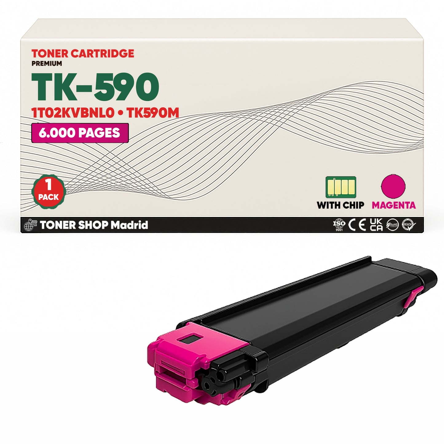 BDink Tóner Compatible Kyocera TK590 (Pack 4 CMYK)