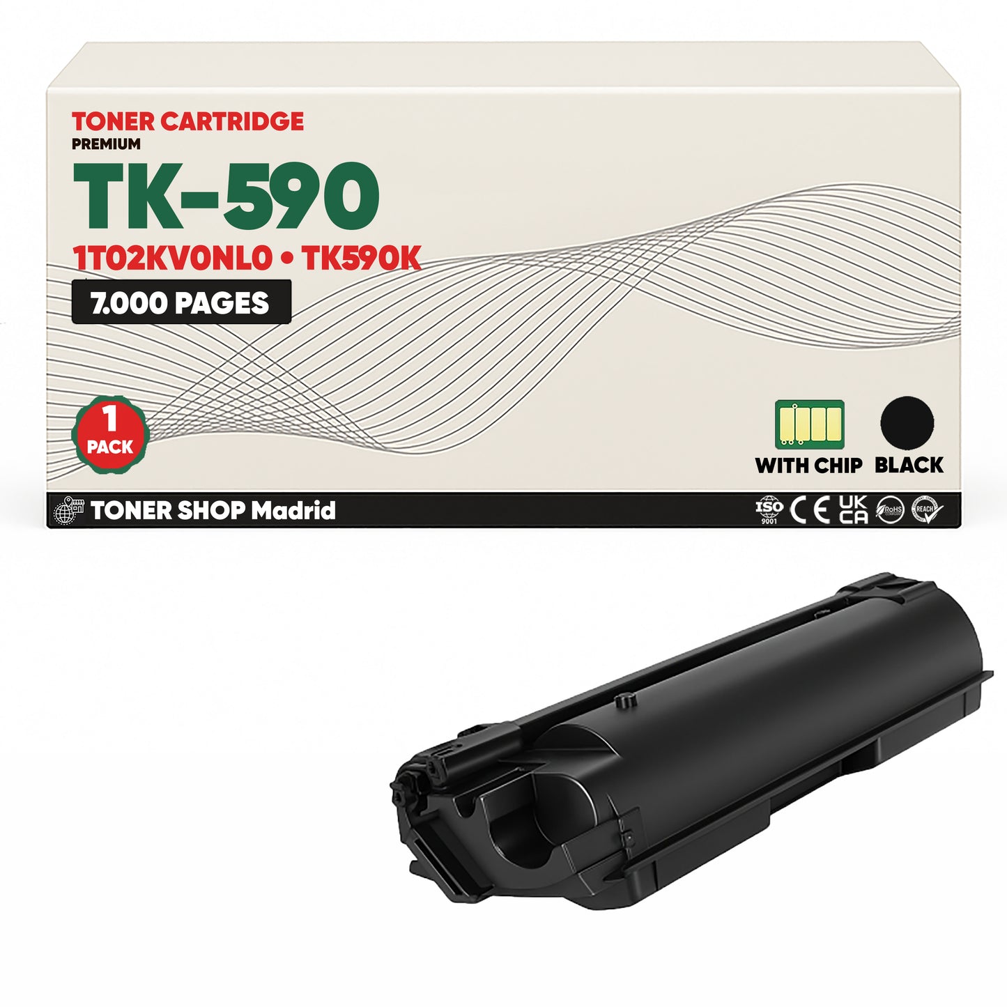 BDink Tóner Compatible Kyocera TK590 (Pack 4 CMYK)
