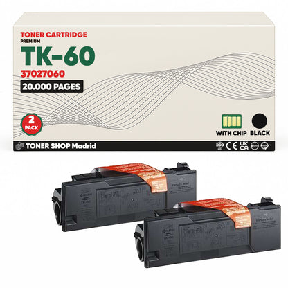 BDink Cartucho Tóner Compatible Kyocera TK60 Negro