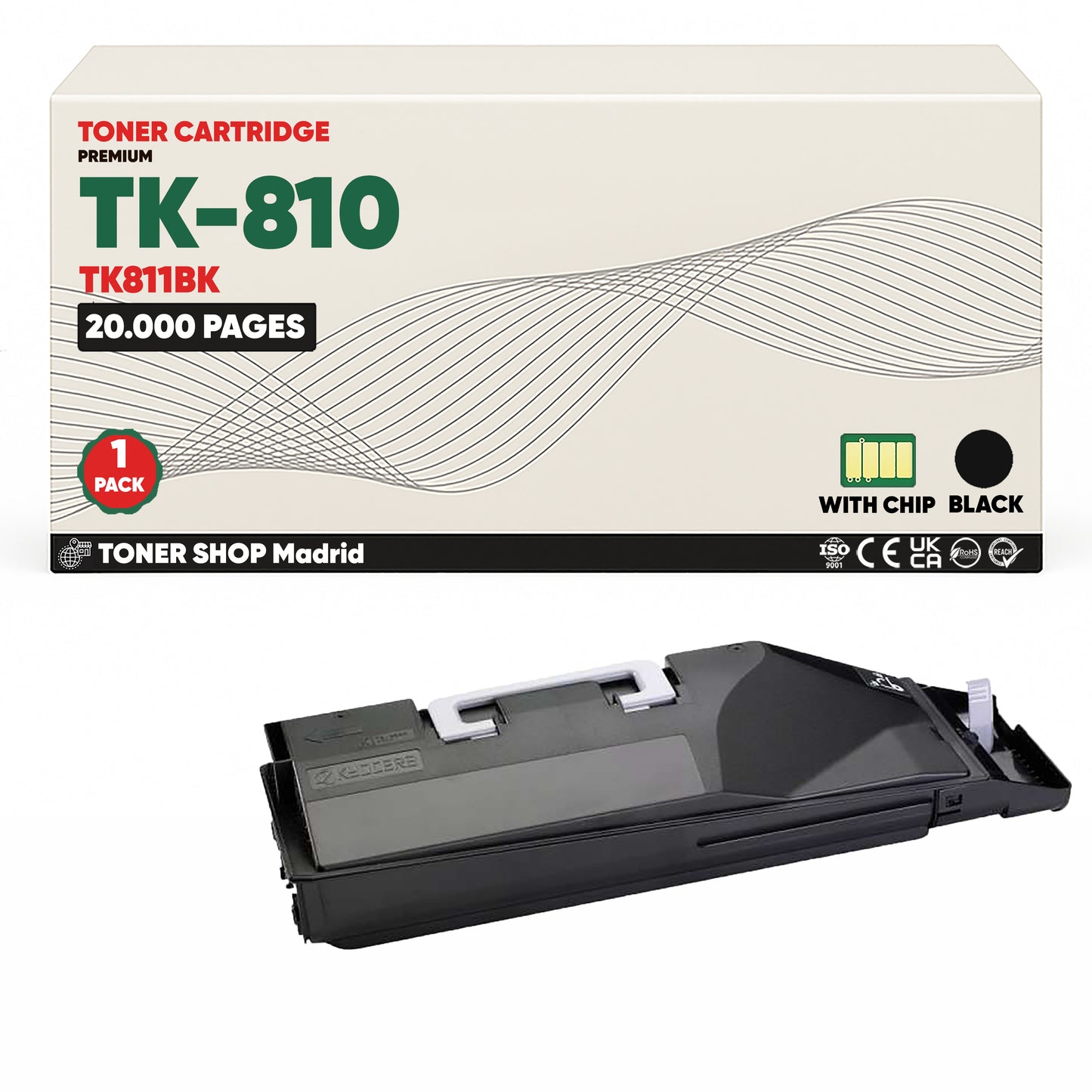 BDink Tóner Compatible Kyocera TK810/TK811 (Pack 4 CMYK)