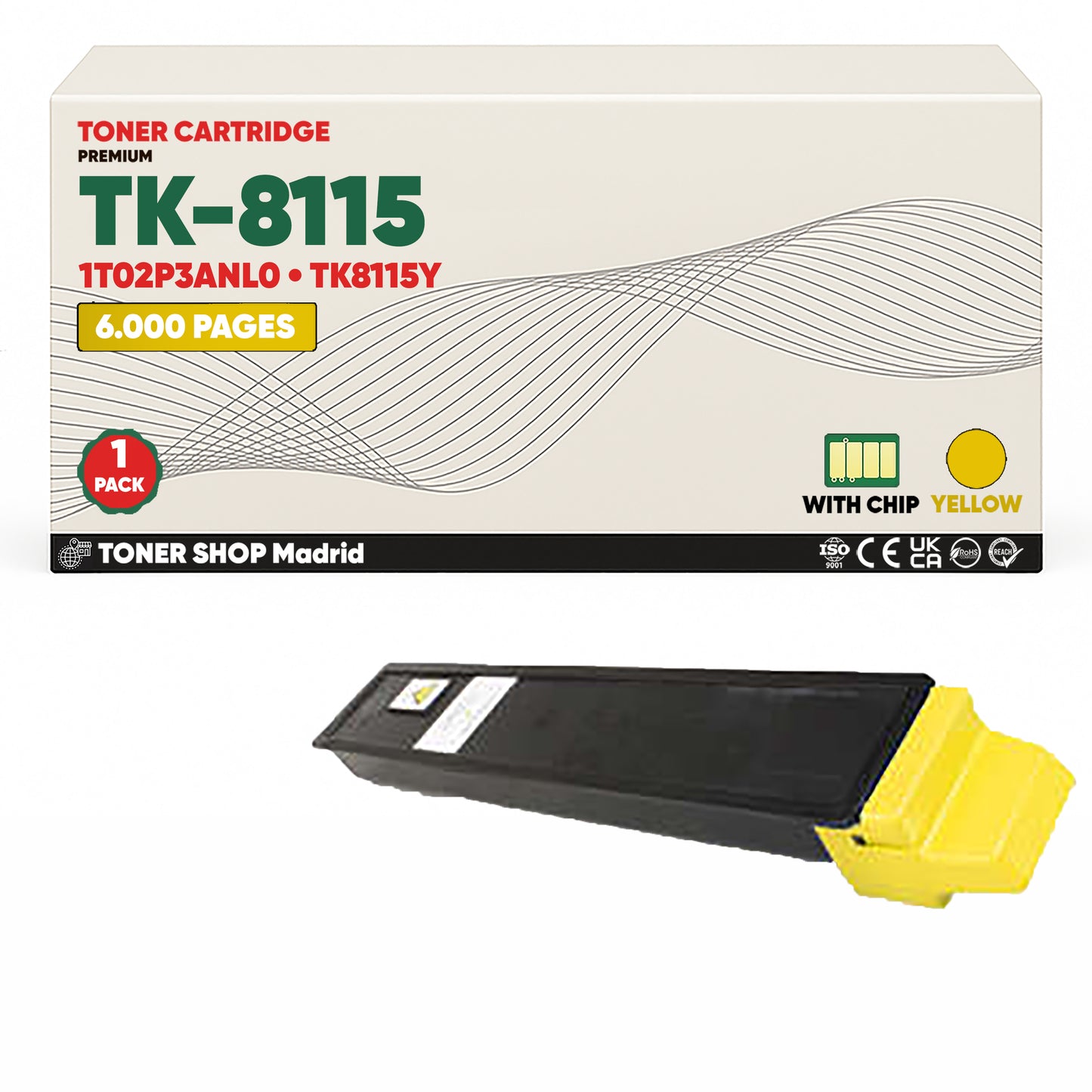 BDink Tóner Compatible Kyocera TK8115 (Pack 4 CMYK)