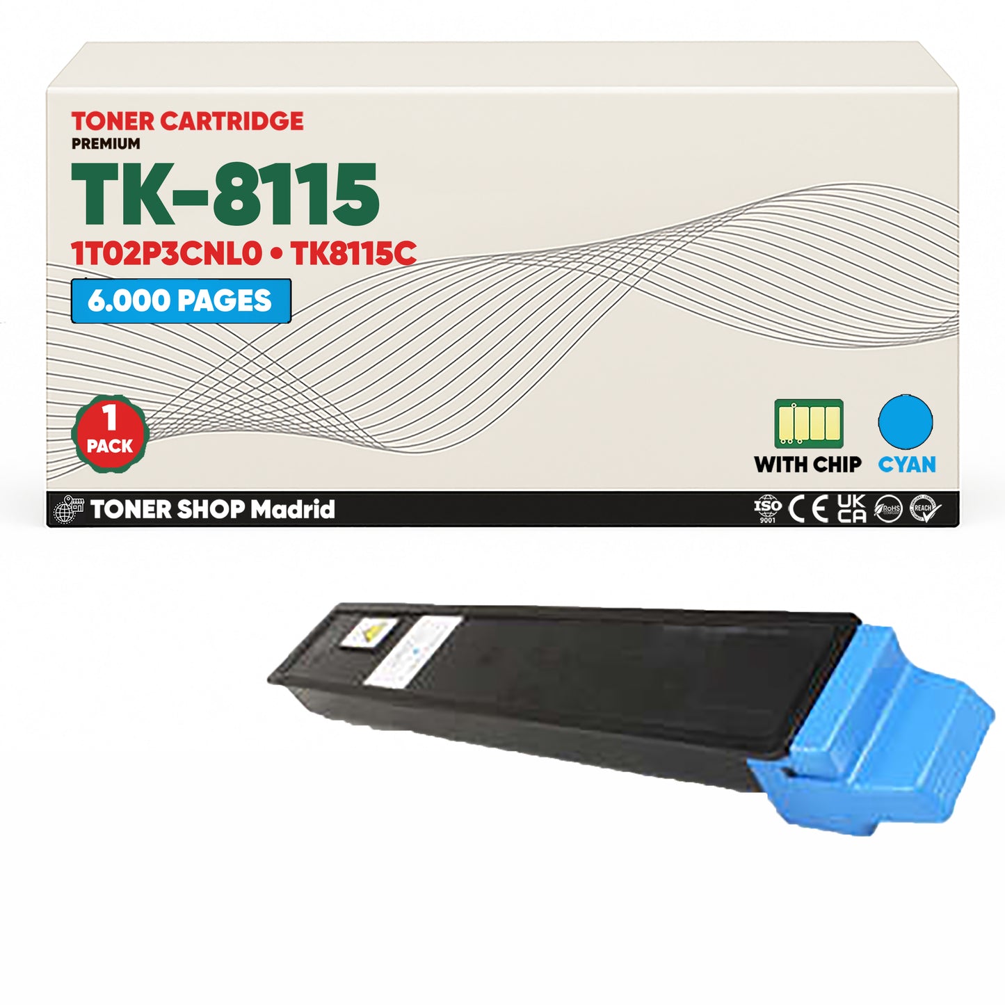 BDink Tóner Compatible Kyocera TK8115 (Pack 4 CMYK)