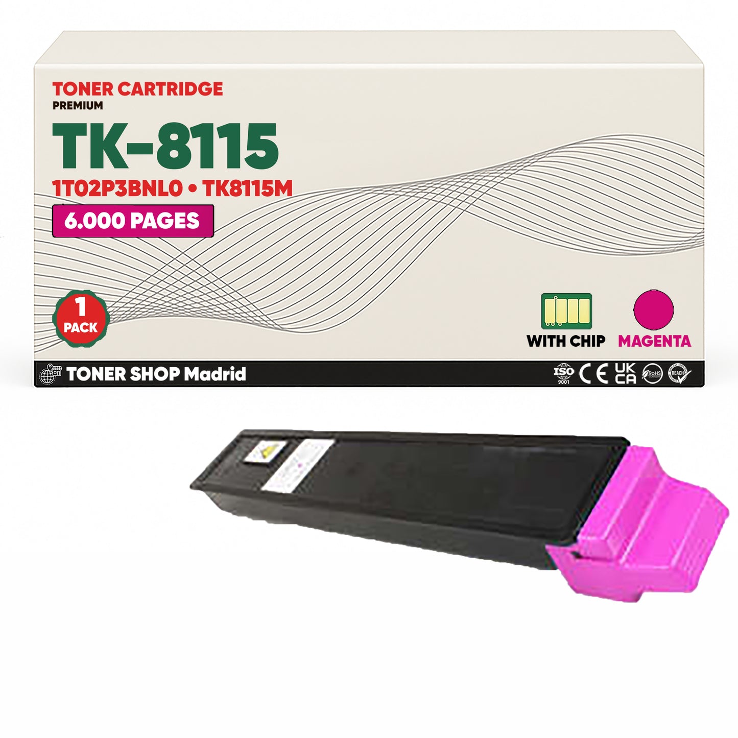 BDink Tóner Compatible Kyocera TK8115 (Pack 4 CMYK)
