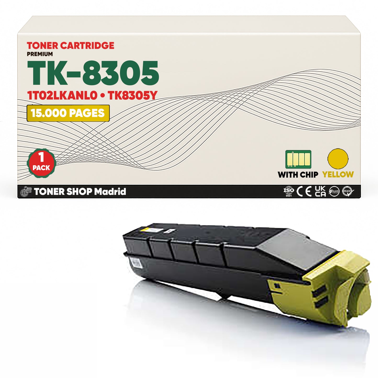 BDink Tóner Compatible Kyocera TK8305 (Pack 4 CMYK)