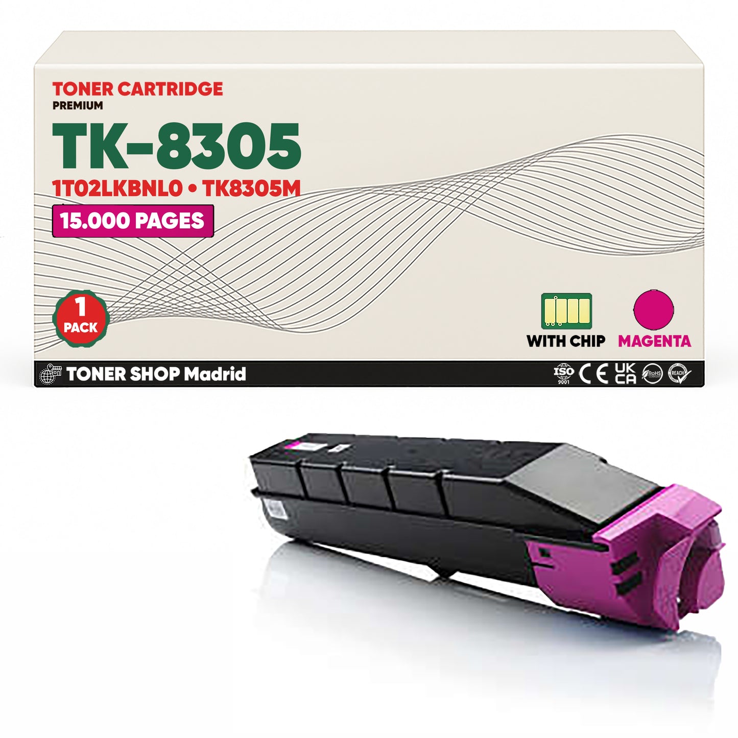 BDink Tóner Compatible Kyocera TK8305 (Pack 4 CMYK)