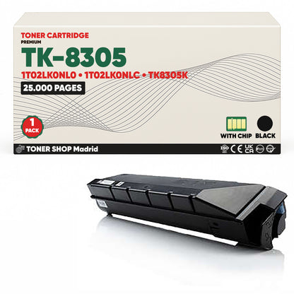 BDink Tóner Compatible Kyocera TK8305 (Pack 4 CMYK)