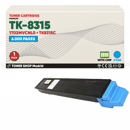 BDink Tóner Compatible Kyocera TK8315 (Pack 4 CMYK)