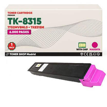 BDink Tóner Compatible Kyocera TK8315 (Pack 4 CMYK)