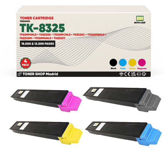 BDink Tóner Compatible Kyocera TK8325 (Pack 4 CMYK)