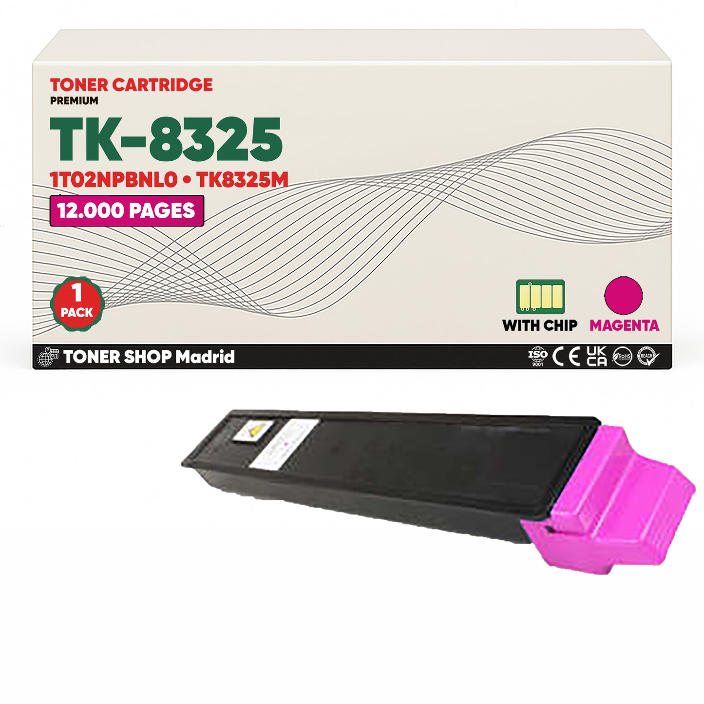 BDink Tóner Compatible Kyocera TK8325 (Pack 4 CMYK)