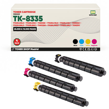 BDink Tóner Compatible Kyocera TK8335 (Pack 4 CMYK)