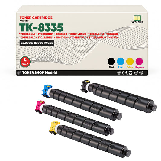 BDink Tóner Compatible Kyocera TK8335 (Pack 4 CMYK)