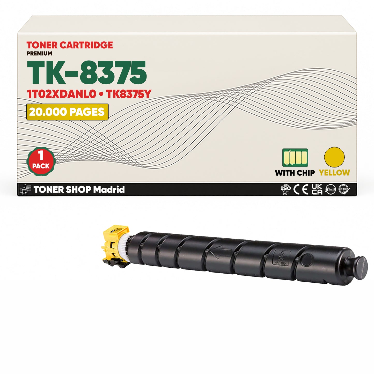 BDink Tóner Compatible Kyocera TK8375 (Pack 4 CMYK)