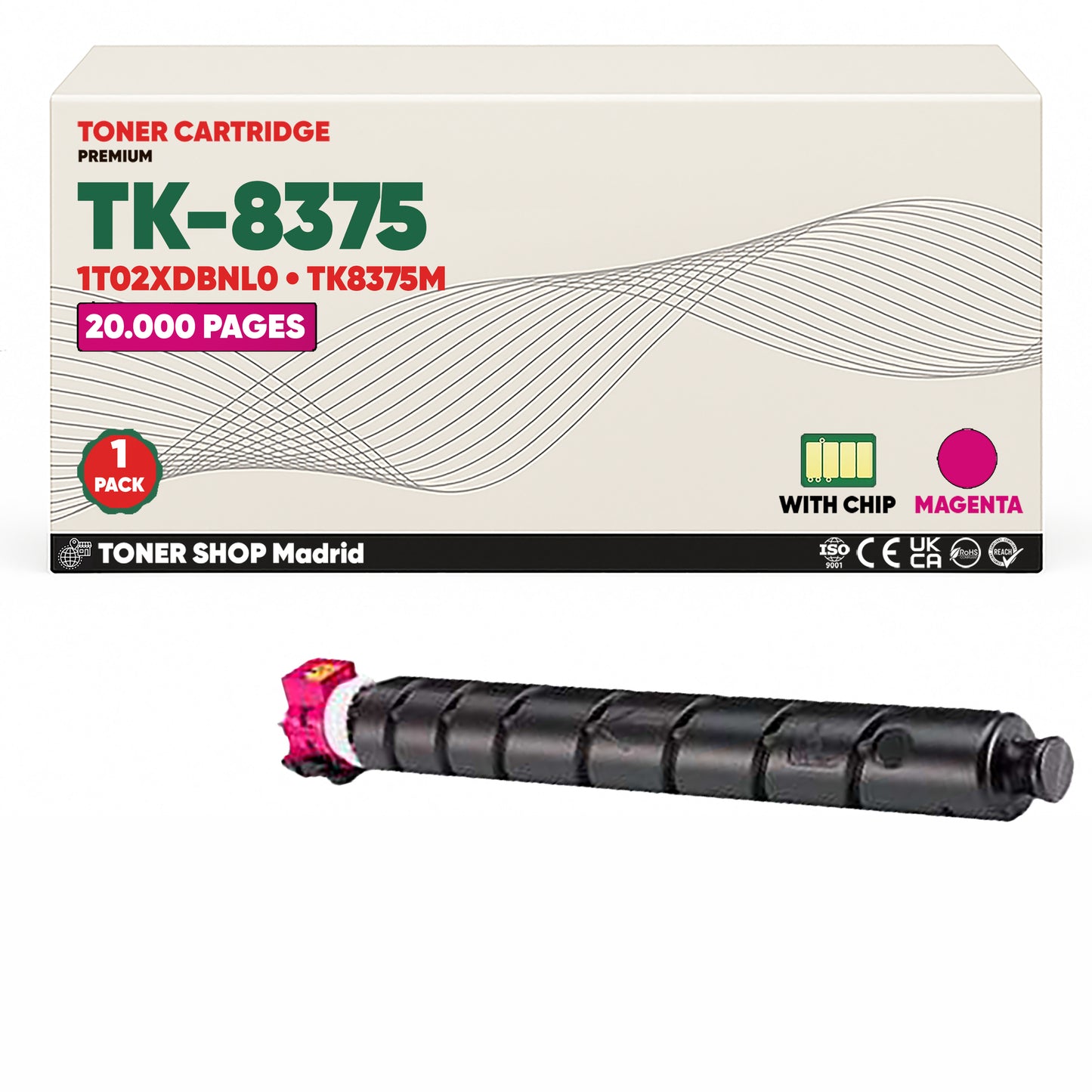 BDink Tóner Compatible Kyocera TK8375 (Pack 4 CMYK)