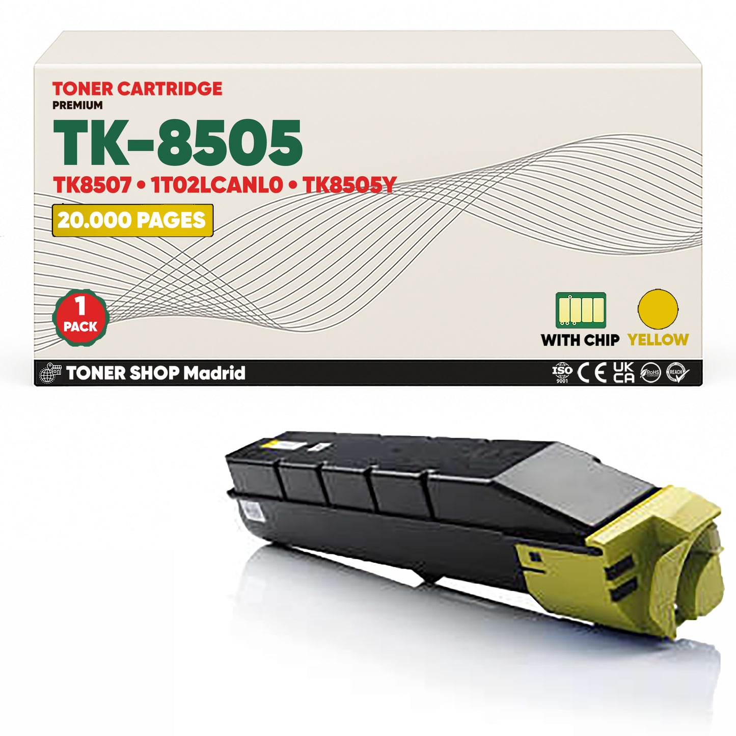 BDink Tóner Compatible Kyocera TK8505/TK8507 (Pack 4 CMYK)