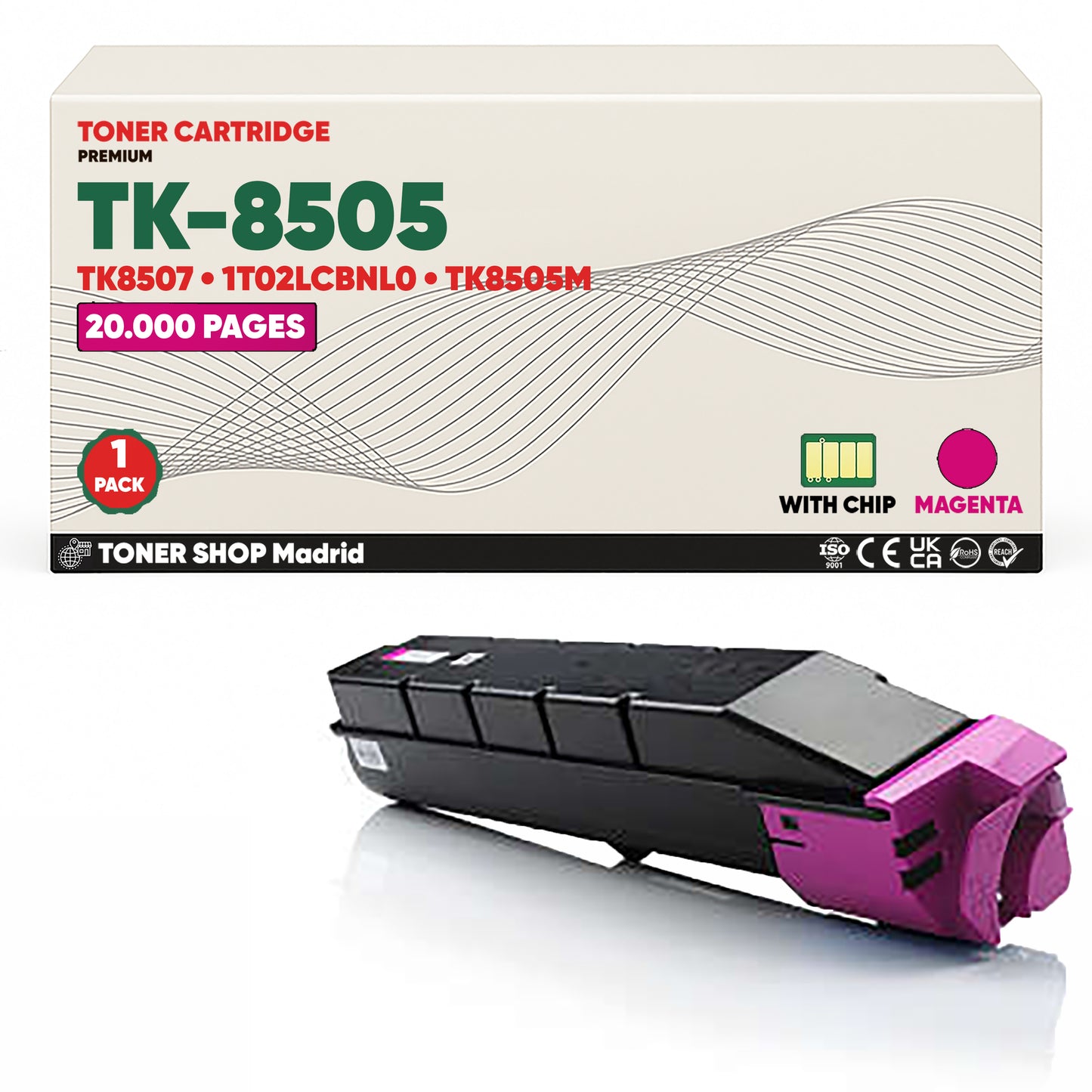 BDink Tóner Compatible Kyocera TK8505/TK8507 (Pack 4 CMYK)