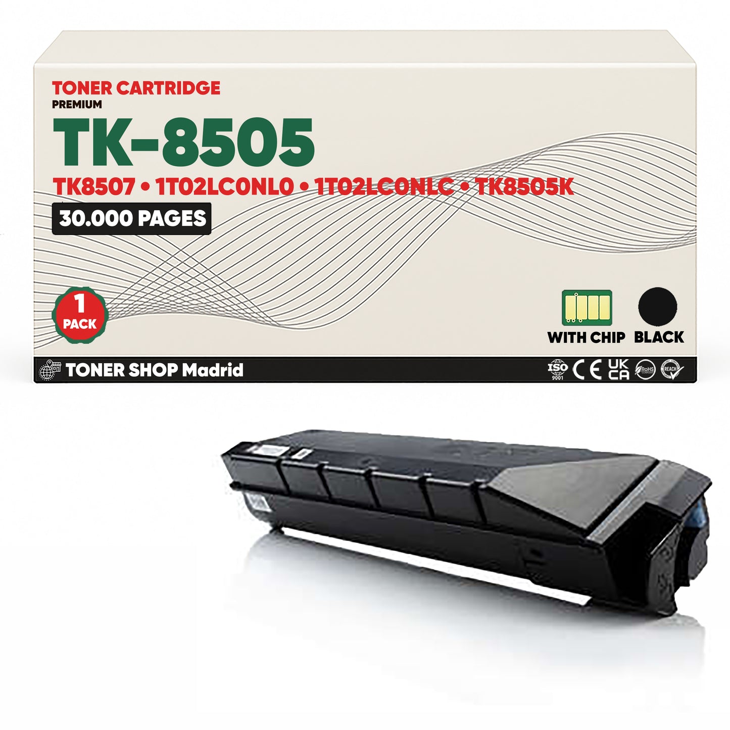 BDink Tóner Compatible Kyocera TK8505/TK8507 (Pack 4 CMYK)