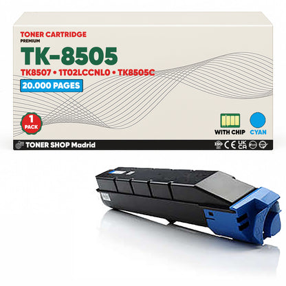 BDink Tóner Compatible Kyocera TK8505/TK8507 (Pack 4 CMYK)