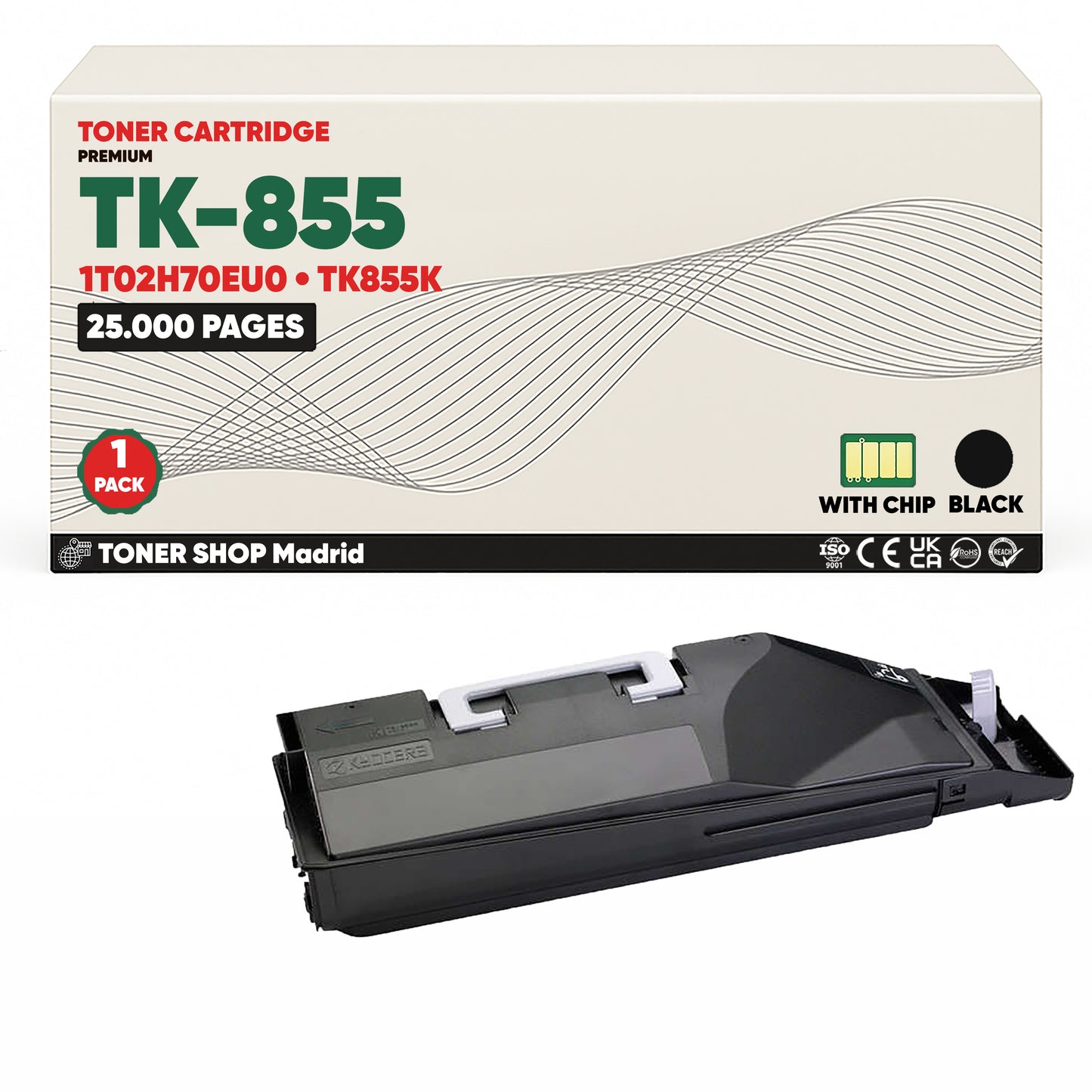 BDink Tóner Compatible Kyocera TK855 (Pack 4 CMYK)