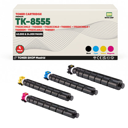 BDink Tóner Compatible Kyocera TK8555 (Pack 4 CMYK)