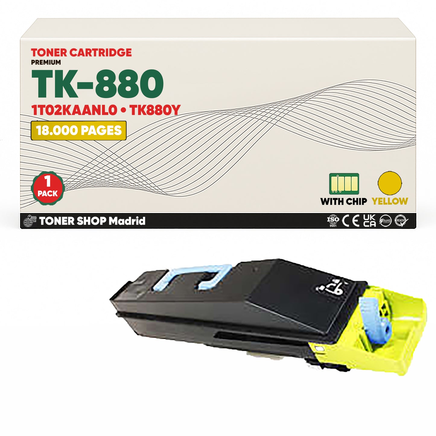 BDink Tóner Compatible Kyocera TK880 (Pack 4 CMYK)