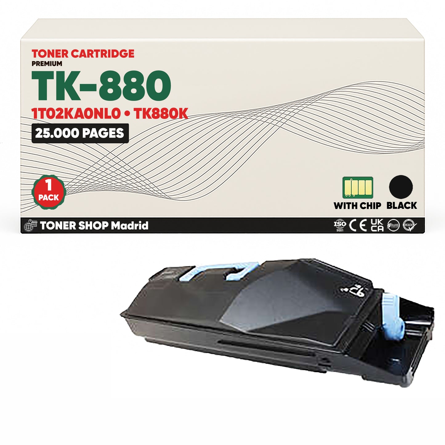 BDink Tóner Compatible Kyocera TK880 (Pack 4 CMYK)