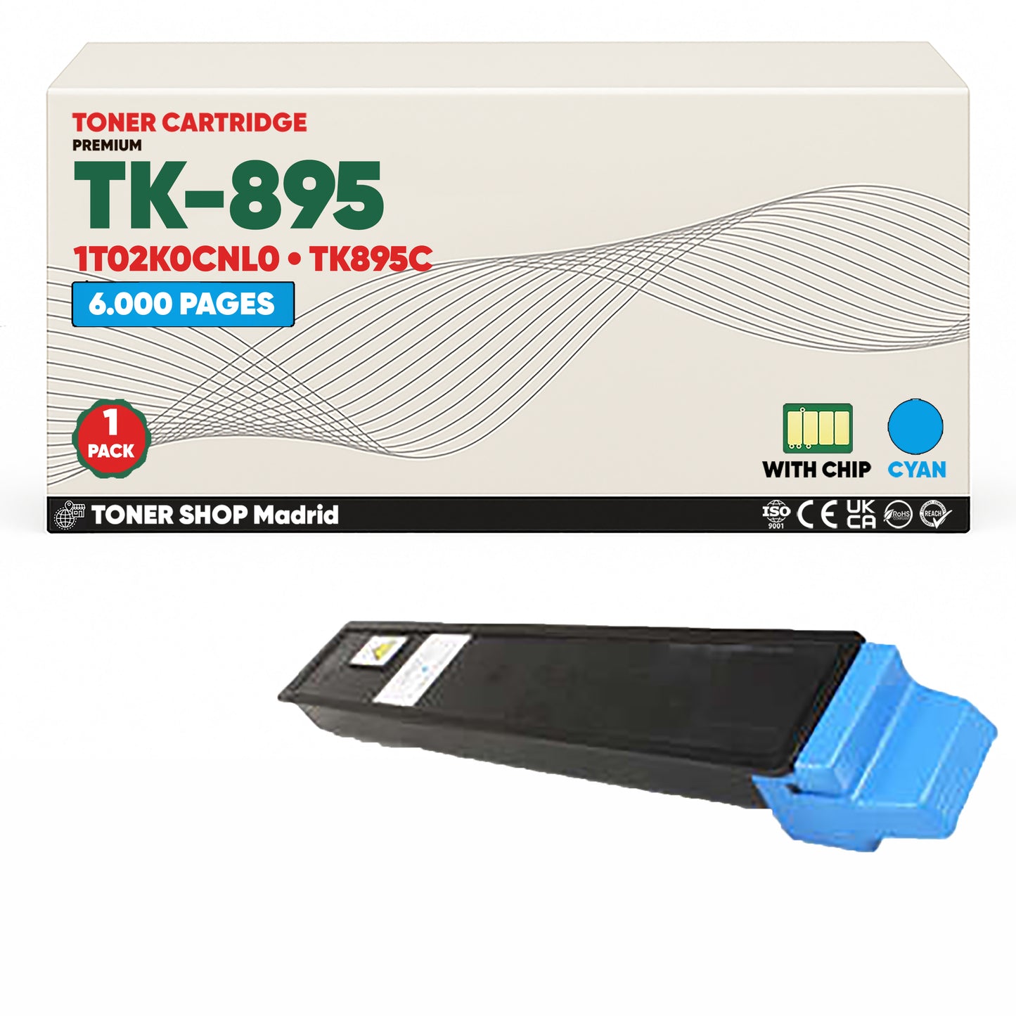 BDink Tóner Compatible Kyocera TK895 (Pack 4 CMYK)