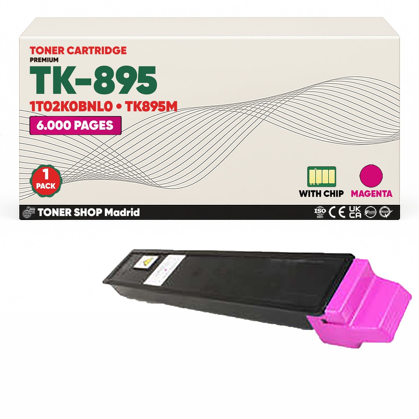 BDink Tóner Compatible Kyocera TK895 (Pack 4 CMYK)