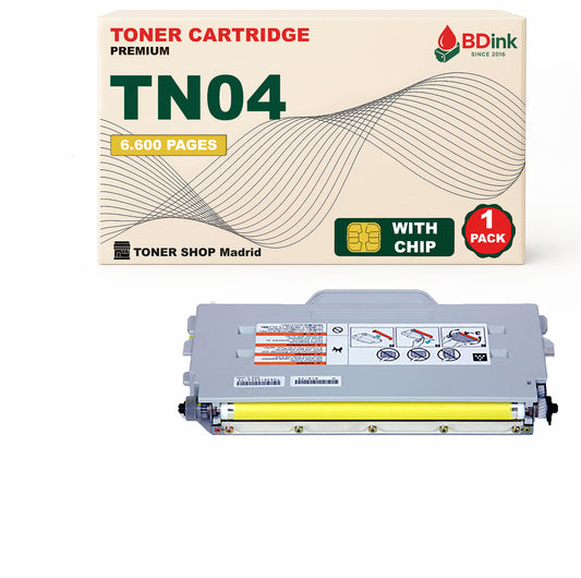 BDink Cartucho de Toner Compatible Brother TN04 (2 Pack) Magenta Amarillo