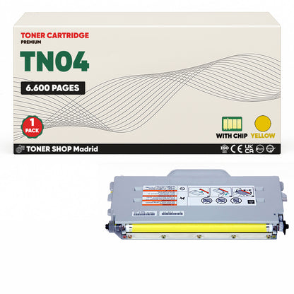 BDink Cartucho de Toner Compatible Brother TN04 (2 Pack) Magenta Amarillo