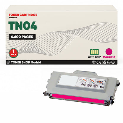 BDink Cartucho de Toner Compatible Brother TN04 (2 Pack) Magenta Amarillo