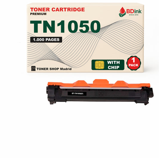 BDink Tóner Compatible Brother TN1050 Negro 1000 páginas