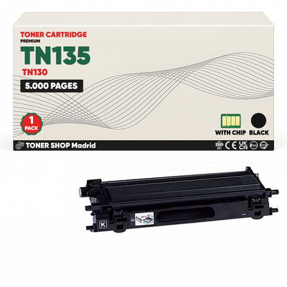 BDink Cartuchos Tóner Compatible Brother TN135 TN130 (Pack 4)