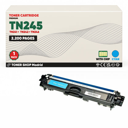 BDink Pack 4 Tóners Compatibles Brother TN241 TN245 (Pack 4)